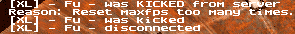 FU kicked for tweaking his game